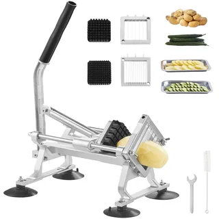 Vevor Gemüsereibe 1/4 + 3/8 + 1/2 Zoll Silber