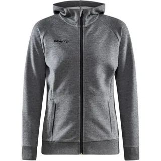Craft Damen Kapuzenjacke CORE SOUL FULL ZIP HOOD W 1910626-975000 S - Dk Grey Melange - S