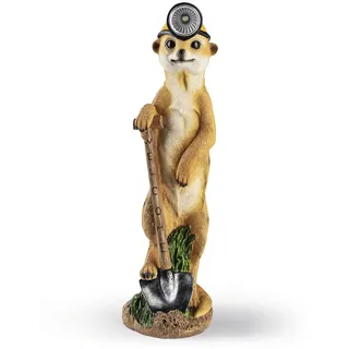 EasyMaxx Solar-Leuchte Erdmännchen Bergarbeiter 1,2V mehrfarbig