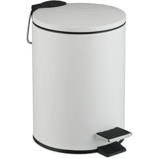 Relaxdays Kosmetikeimer 3 l Weiß