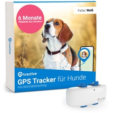 Tractive GPS Tracker für Hunde inkl. 6 Monate PREMIUM-Abo, Empfohlen von Martin Rütter, Weltweite Live-Ortung, Weglaufalarm, Gesundheitswarnungen & Aktivitätstracking, Mehrfacher Testsieger