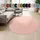 Teppich »Cadiz 630«, rund, 22 mm Höhe, Kurzflor, Uni-Farben, besonders weich, waschbar,