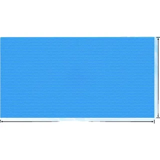 Solar-Poolabdeckung, Filmstärke, anpassbare Passform, verhindert Wasserverdampfung, 36x18ft 16mil