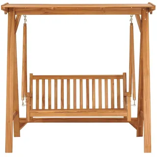 vidaXL Hollywoodschaukel 170 cm Massivholz Teak