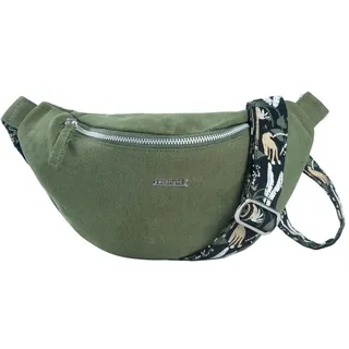Eco Right Ecoright Bauchtasche Damen, Canvas Crossbody Bag Damen, Gürteltasche Damen Für Wandern, Laufen, Sport, Reisen
