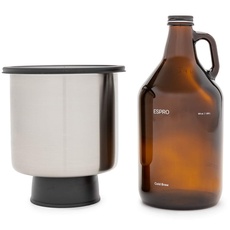 Bild von Cold Brew, Kaffeebereiter für kaltgebrühten Kaffee oder Tee, 1,89 Liter, edelstahl