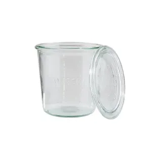 APS 82347 2er-Set Weck-Glas mit Deckel, Sturzform, 580 ml, Ø 11 cm, Höhe 11 cm