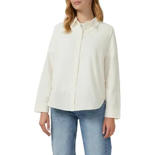 s.Oliver Feincord-Bluse mit Hemdkragen Beige S