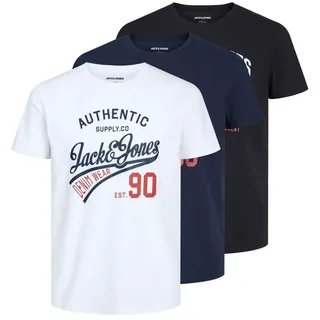 JACK & JONES Jjethan Tee Crew Neck mehrfarbig L