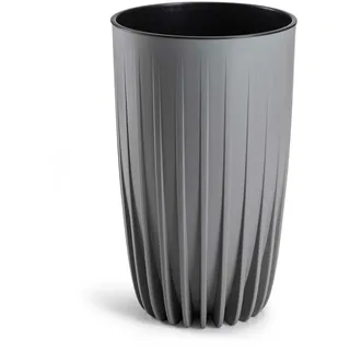 HowHomely Blumentopf Pflanztopf Übertopf 42x25 cm grau 9,5L modern Dekoration