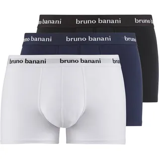 Bruno Banani Easy Life Pants, 3er-Pack, Logo-Bund, für Herren, 4571 SCHWARZ/ MARINE, L