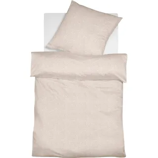 Bettwäsche FLEURESSE "Jade", rosa (silberfarben, rosé), B/L: 135cm x 200cm, 1 Stk., 1 Stk., Mako-Damast, B/L: 80cm x 80cm, 2 Stk., Mako-Damast, Obermaterial: 100% Baumwolle, Bettwäsche, Bettwäsche, mit edlem Paisleymuster