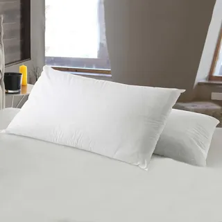 Talamo Italia - Ariete-Kissen, „Seifenstück“-Kissen mit abnehmbarem Bezug aus Memory-Schaum, 100 % MADE IN ITALY, hypoallergen und atmungsaktiv, 71 x 41 x 11 cm, 2er-Set