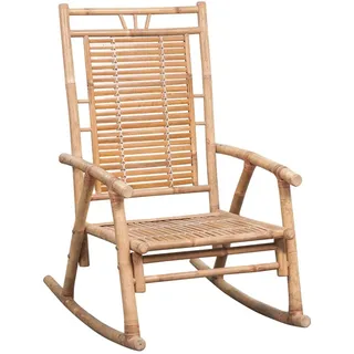 VidaXL 3063911, Terrasse, Gepolsterter Sitz, Bambus, Graubraun, Polyester, 660 mm - Braun