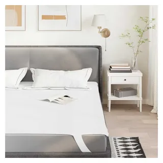 vidaXL Matratzenschoner Wasserdicht 100 x 200 cm Weiß