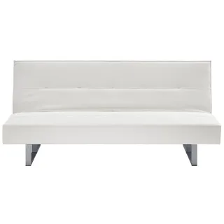 Beliani Sofa 3 Sitz(e) Silber, Weiß