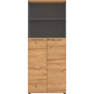 Germania GW-Agenda Aktenschrank 80 x 40 x 197 cm grau