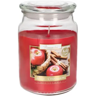 KOTARBAU® Duftkerze Duft Groß im Glas mit Deckel Apple-Cinnamon Geschenkidee Aromatherapie Dekorations-Kerzen Brenndauer bis zu 100 Stunden