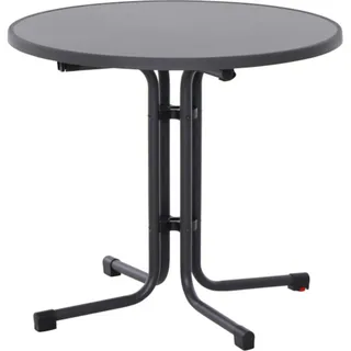 Siena Garden Paco Klapptisch Ø 80 x 71 cm Anthrazit/Matt