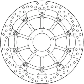 Moto-master Halo Ducati 117078 Bremsscheibe - One Size