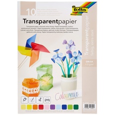 Bild Transparentpapier 115g/m2, DIN A4, 10 Blatt, 10-farbig COLOURMIX