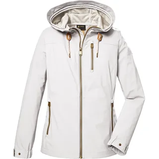 G.I.G.A. DX by KILLTEC GS 24 Wmn Sftshll Jckt Softshell Jacke Mit Kapuze/Outdoorjacke, Weiß, 38