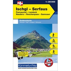 KuF Österreich Outdoorkarte 04 Ischgl - Serfaus 1 : 35 000