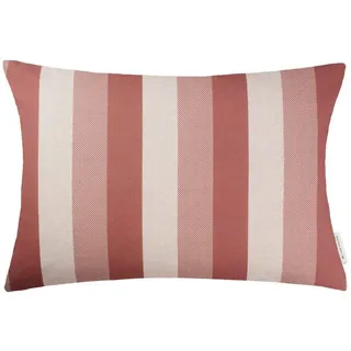 Tom Tailor Checked Stripe Dekokissen 60 x 40 cm Braun
