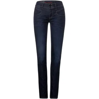 STREET ONE Damen Slim Jeans Style Jane, Blue Soft Wash, 25W / 32L