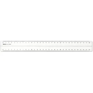 ARISTO Lineal 30 cm) glasklar