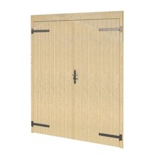 LASITA MAJA Garagentor »Hawaii und Nevis«, BxH: 239 x 202 cm, Holz - beige