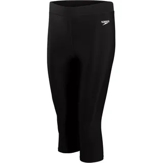 Speedo Damen 3/4 Swim Schwimmhose, Schwarz, 32 EU
