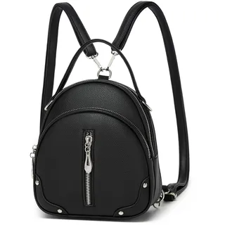 Miss Lulu Mini Rucksack Schwarz