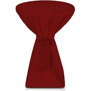 Beautissu Premium Stehtischhusse Ø 60cm Bordeaux