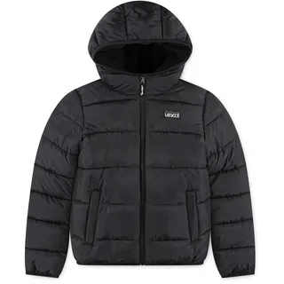 Levi's® Kids Steppjacke »LVB SHERPA LINED MDWT PU« mit Kapuze warm wattiert, schwarz