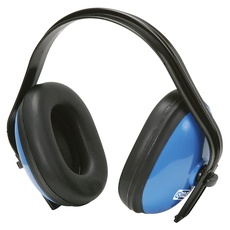 Bild von Kapselgehörschutz mit Kopfbügel, blau