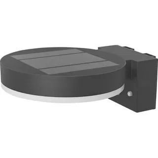 osram homelighting ENDURA Style Solar Wall Sensor Single Circle 6W Black 4099854455568 LED-Außenwandleuchte