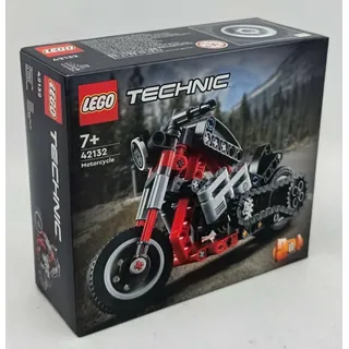 LEGO 42132 Technic Chopper Abenteuer-Bike, 2-in-1 Bausatz, Motorrad-Spielzeug, kreatives Geschenk für Jungen und Mädchen ab 7 Jahren, Fahrzeug-Set - Bunt