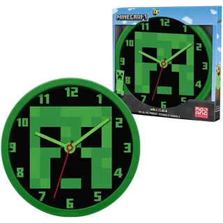 Minecraft SRV Hub Wanduhr [Ø 25cm Minecraft