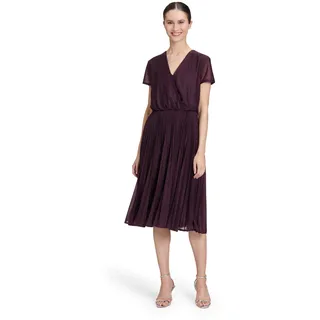 Vera Mont Cocktailkleid mit Plissee Lila 40