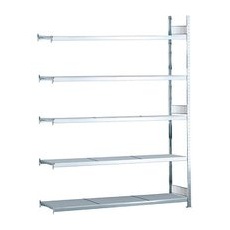 SCHULTE Anbau-Weitspannregal WS 2000 15731 silber 225,0 x 40,0 x 300,0 cm