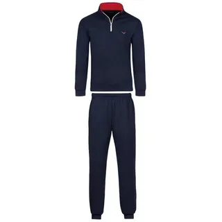 TRIGEMA Freizeitanzug »TRIGEMA Herren Jogginganzug in Sweat-Qualität«, (2 tlg.) Trigema navy