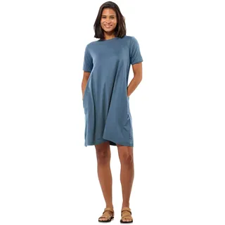 Jack Wolfskin Damen TRAVEL Dress Lässiges Kleid, Elemental Blue, X-Large