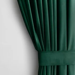 AmeliaHome Set Vorhang Ösen 140 x 245 cm Grün