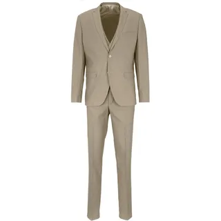SteffenKlein Anzug 3-teilig "SteffenKlein Anzug" 3 tlg. slim fit, beige