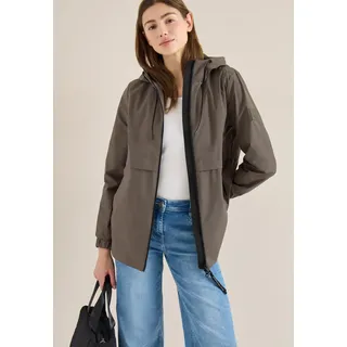 Cecil Windbreaker mit Kapuze sportive A-Linie, mit Kapuze, mocha taupe