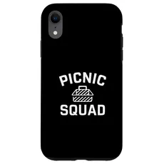 Hülle für iPhone XR Picnic Squad - Fun Group Picnic Design for Outdoor Enthusias