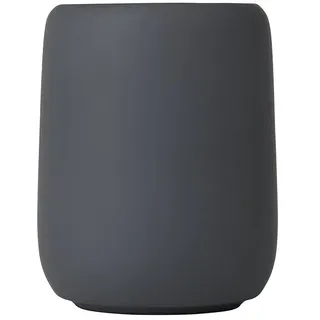 BLOMUS | Zahnputzbecher | SONO | Keramik | Farbe Magnet | 11 x 8,5 x 8,5 cm, Grau/Crew Fleece
