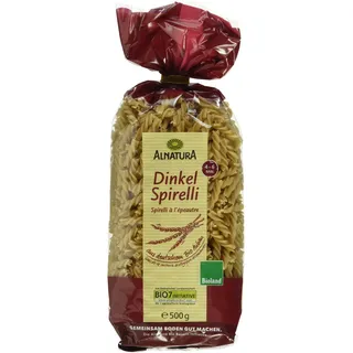Alnatura Bio Dinkel Spirelli, 500g (Verpackung kann variieren)