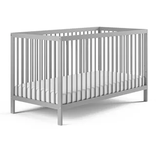 Kids Collective Babybett 70x140 cm in grau , Holz | Buche | 70x140 cm - Babymöbel & Kindermöbel, Babyzimmer, Babybetten, Gitterbetten